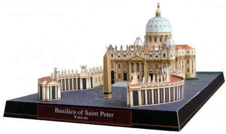 Модель из бумаги. Собор Святого Петра