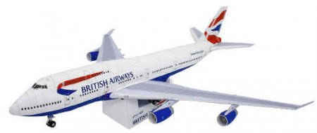 Модель из бумаги. Самолет "Боинг 747"