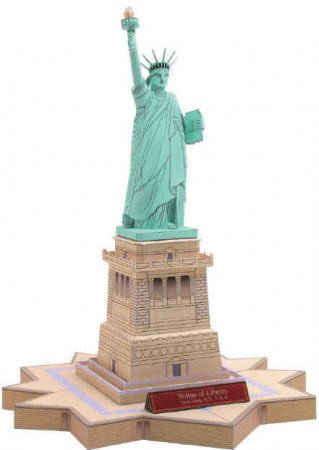 Модели из бумаги. Статуя Свободы.