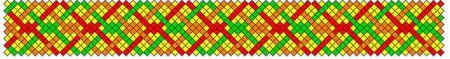 Схема плетения фенечки из мулине - заплет