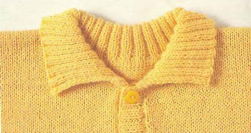 Пуловер с воротником стойкой (Вязание спицами)
