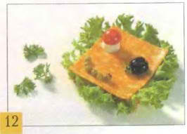 Праздничные бутерброды с фотографиями. Жук и гусеница