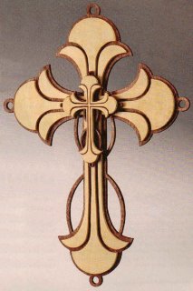 Настенный крест из фанеры своими руками