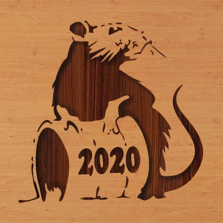Крыса - символ 2020 года своими руками