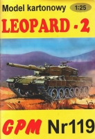Бумажная модель Leopard II